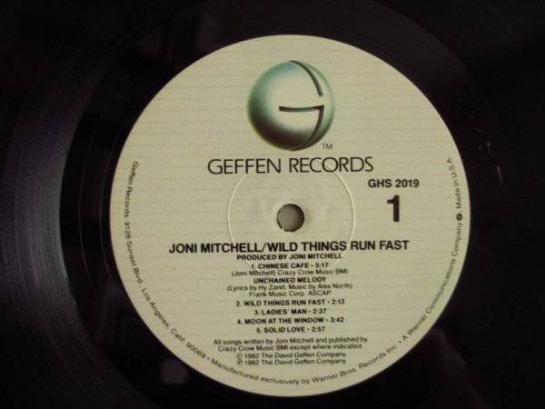 画像4: Joni Mitchell / Wild Things Run Fast (4)