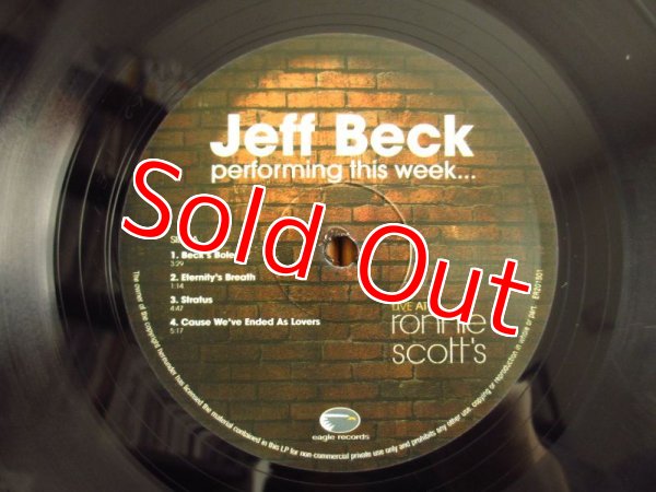 画像3: Jeff Beck / Performing This Week...Live At Ronnie Scott's (3)