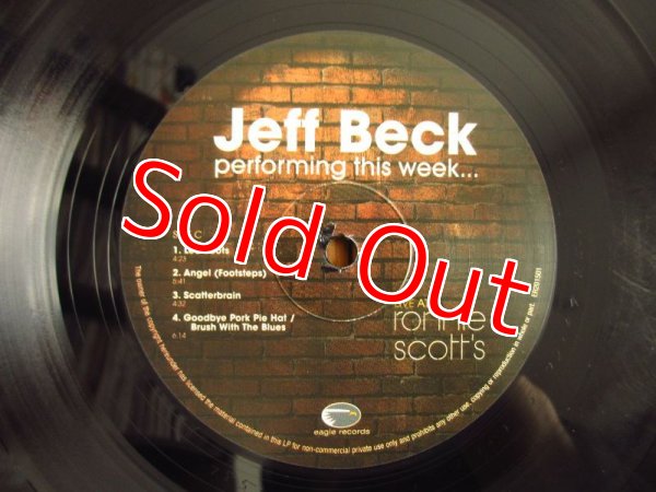 画像4: Jeff Beck / Performing This Week...Live At Ronnie Scott's (4)