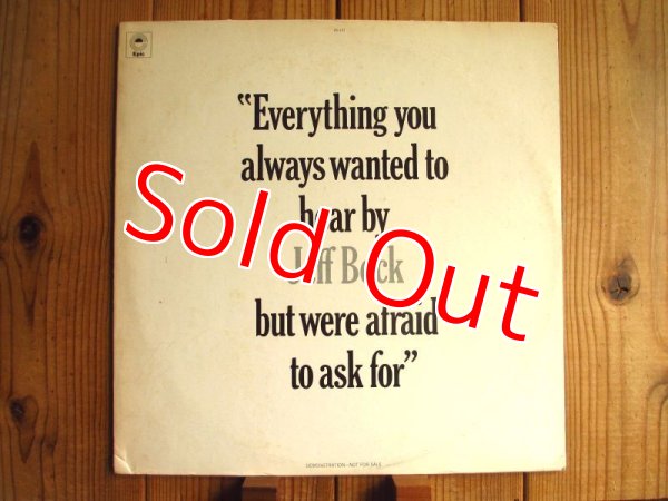 画像1: Jeff Beck / Everything You Always Wanted To Hear By Jeff Beck But Were Afraid To Ask For (1)