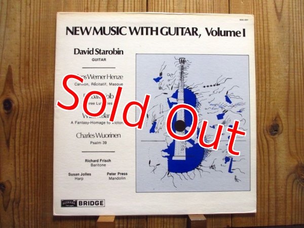 画像1: David Starobin / New Music With Guitar, Volume I (1)