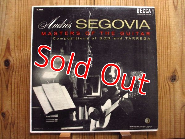 画像1: Andres Segovia / Masters Of The Guitar (Compositions Of Sor And Tarrega) (1)