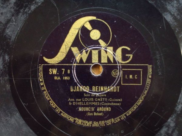 画像2:  Django Reinhardt / Saint-Louis Blues & Bouncin' Around (2)