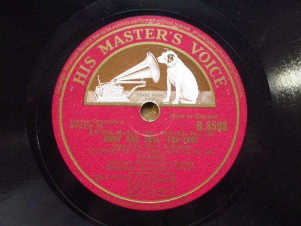 画像2: Quintette Of The Hot Club Of France / Body And Soul & A Little Love, A Little Kiss (2)