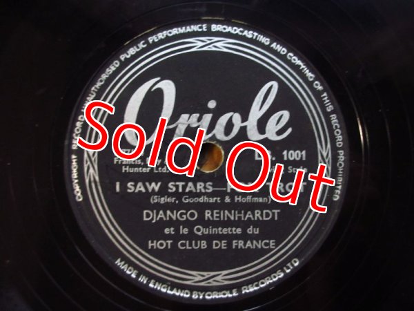 画像2: Django Reinhardt & Le Quintette Du Hot Club De France / Tiger Rag & I Saw Stars (2)