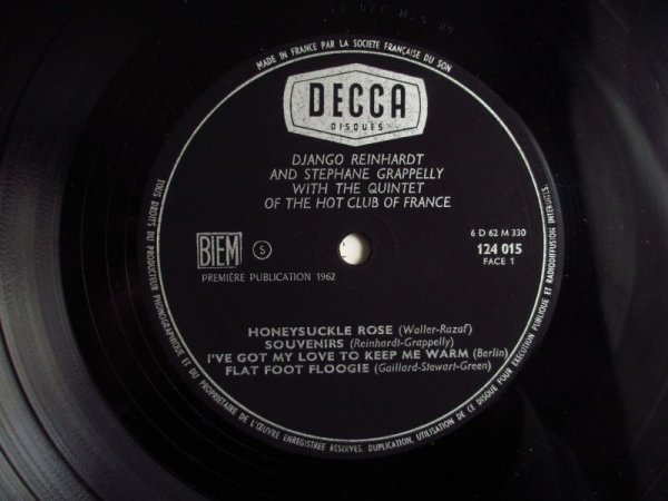 画像7: 2枚セット！■Django Reinhardt & Stephane Grappelly / Avec Le Quintette Du Hot Club De France（2枚セット） (7)