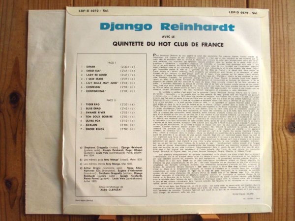 画像2: Django Reinhardt / Les Premiers Enregistrements Du Quintette Du H.C.F. (2)