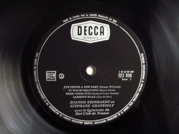 画像4: 2枚セット！■Django Reinhardt & Stephane Grappelly / Avec Le Quintette Du Hot Club De France（2枚セット） (4)