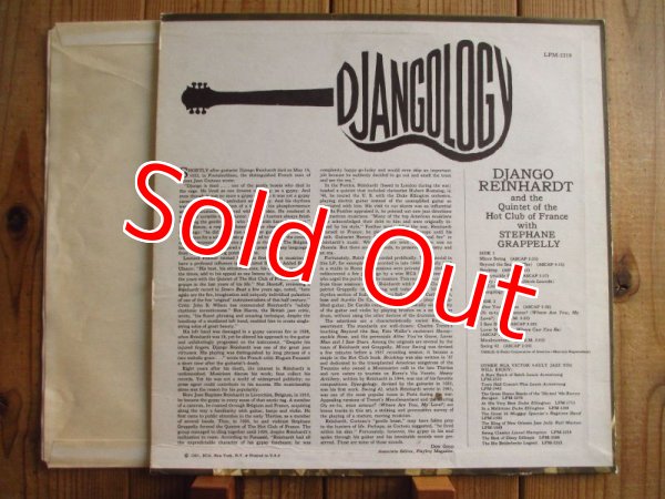 画像2: Django Reinhardt And The Quintet Of The Hot Club Of France With Stephane Grappelly / Djangology (2)