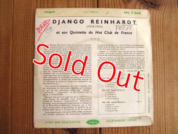 画像11: 3枚セット！■Django Reinhardt Et Son Quintette Du Hot Club De France / Vol. 1~3 (11)