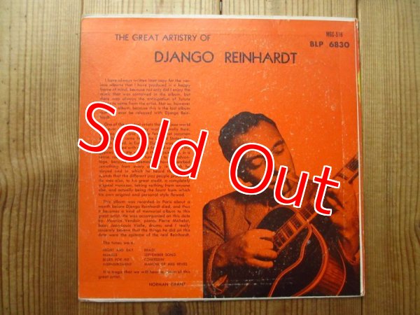 画像2: Django Reinhardt / The Great Artistry Of Django Reinhardt (2)