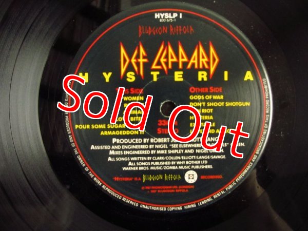 画像3: Def Leppard / Hysteria (3)