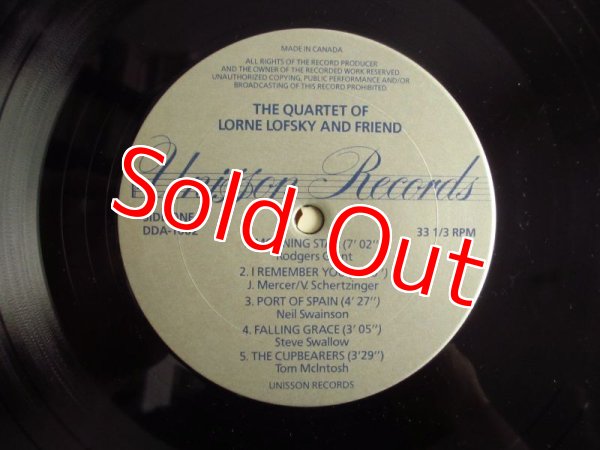 画像3: ★Lorne Lofsky And Ed Bickert / The Quartet Of Lorne Lofsky & Ed Bickert And Friends (3)