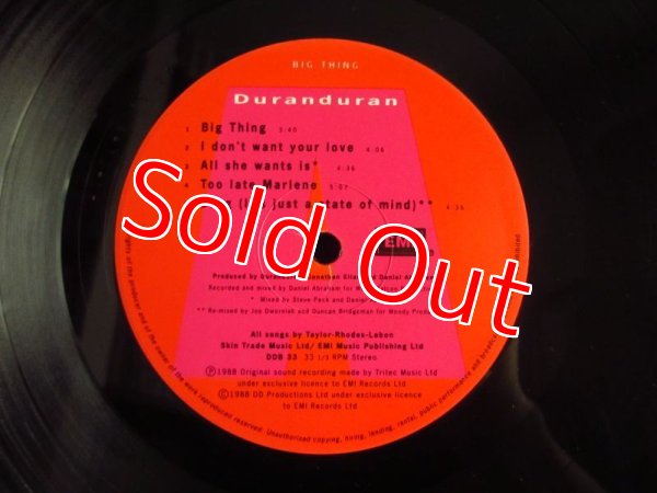 画像4: Duran Duran / Big Thing (4)