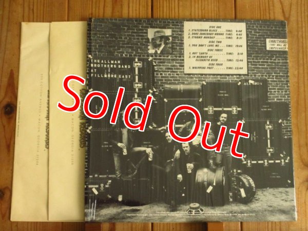 画像2: Allman Brothers Band / The Allman Brothers Band At Fillmore East (2)