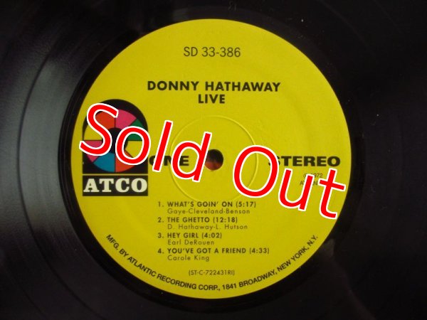 画像3: Donny Hathaway / Live (3)