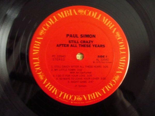 画像3: Paul Simon / Still Crazy After All These Years (3)