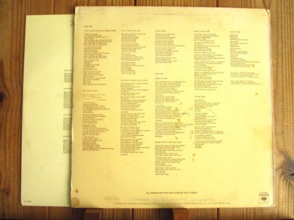 画像2: Paul Simon / Still Crazy After All These Years (2)