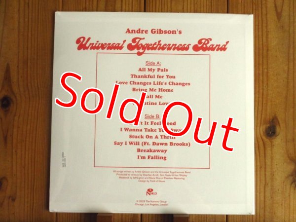 画像2: NY伝説的学生ファンク・バンドの未発表がアナログで入荷！■Andre Gibson's Universal Togetherness Band / Apart: Demos 1980-1984 (2)