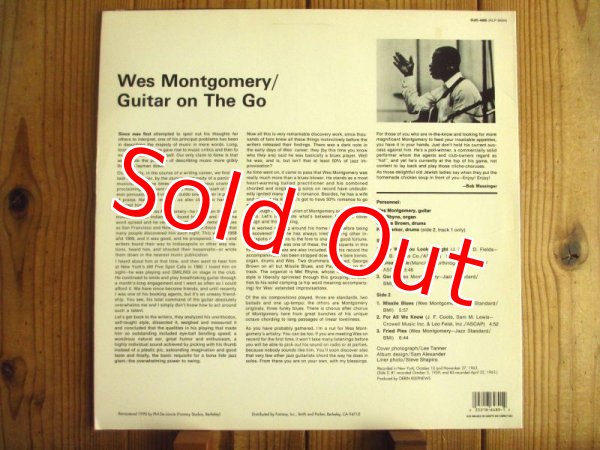 画像2: Wes Montgomery Trio / Guitar On The Go (2)