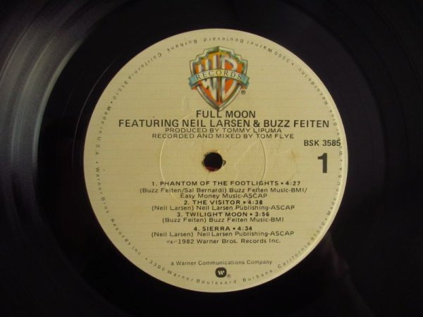 画像3: Full Moon Featuring Neil Larsen & Buzz Feiten / Full Moon (3)
