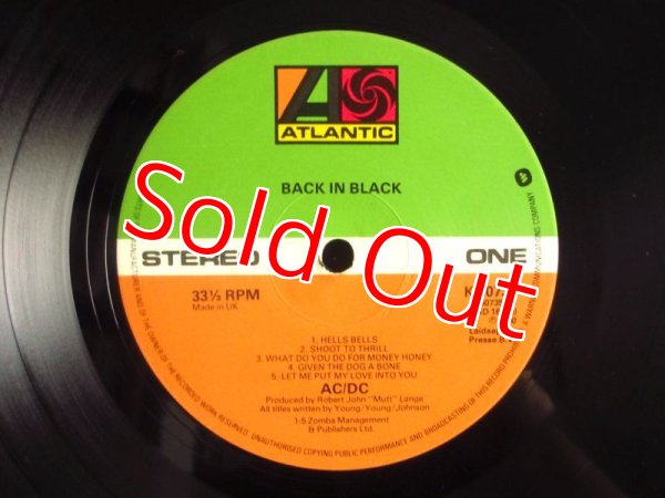 画像3: AC/DC / Back In Black (3)