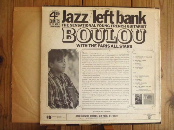 画像2: Boulou Ferre With The Paris All Stars / Jazz - Left Bank ~ The Sensational Young French Guitarist (2)