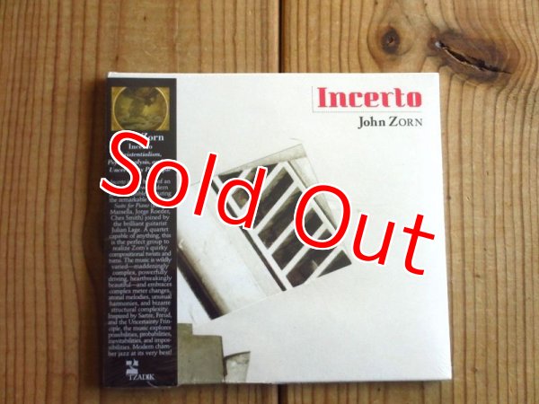 画像1: ジュリアンレイジ参加のジョンゾーン2022年作品！■ John Zorn / Incerto (Existentialism, Psychoanalysis, And The Uncertainty Principle) (1)
