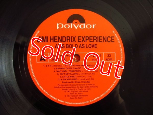 画像3: The Jimi Hendrix Experience / Axis: Bold As Love (3)