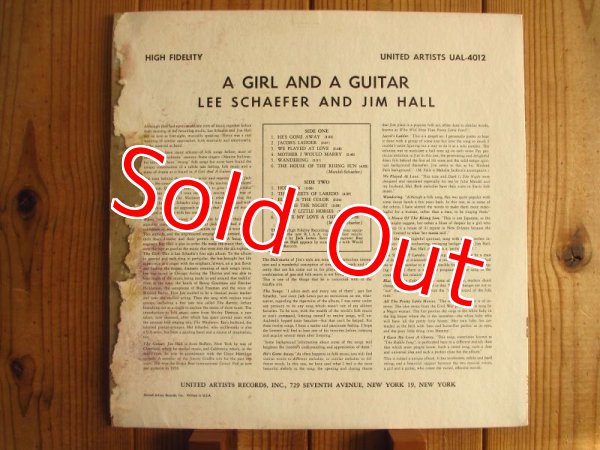 画像2: Lee Schaefer And Jim Hall / A Girl And A Guitar (2)