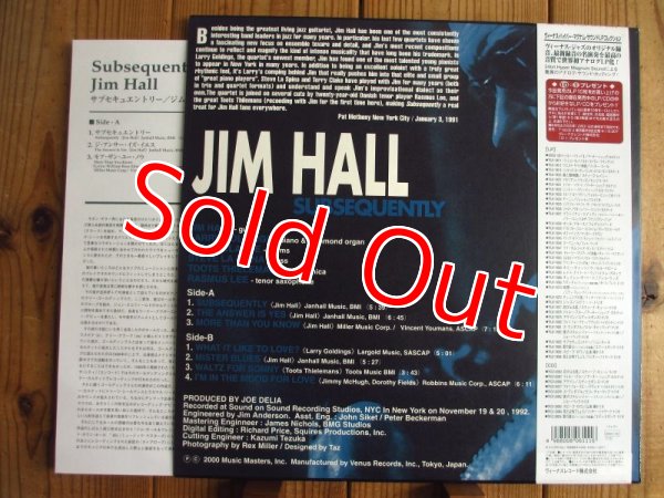 画像2: Jim Hall / Subsequently (2)