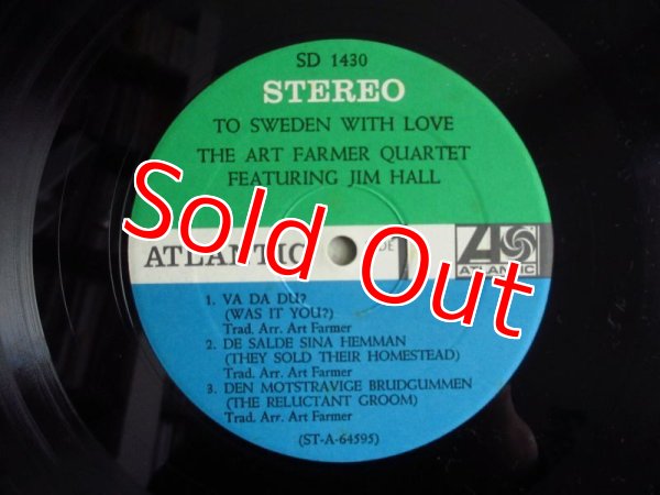 画像3: The Art Farmer Quartet Featuring Jim Hall / To Sweden With Love (3)