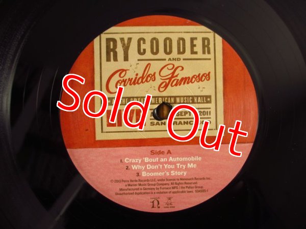 画像3: Ry Cooder And Corridos Famosos / Live In San Francisco (3)