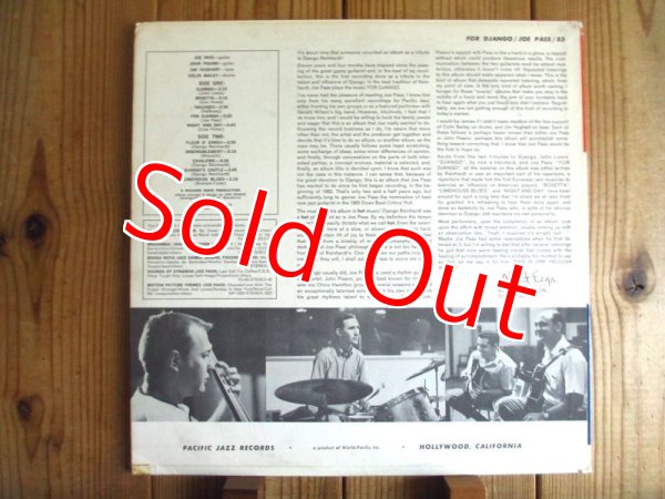 画像2: Joe Pass / For Django (2)