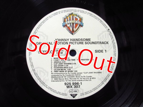 画像3: Ry Cooder / Johnny Handsome (Original Motion Picture Soundtrack) (3)