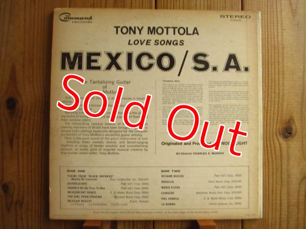 画像3: Tony Mottola / Love Songs Mexico - S. A. (3)