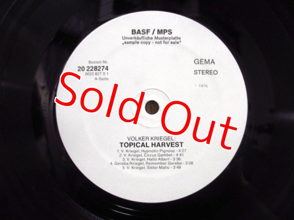 画像3:  Volker Kriegel / Topical Harvest (3)