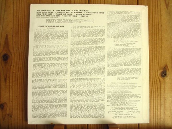 画像2: Charlie Patton / The Immortal Charlie Patton Number 1 (2)