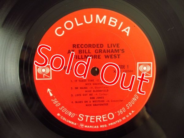 画像3: Mike Bloomfield, Taj Mahal, Nick Gravenites, etc. / Live At Bill Graham's Fillmore West (3)