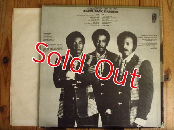 画像2: O'Jays / Back Stabbers (2)