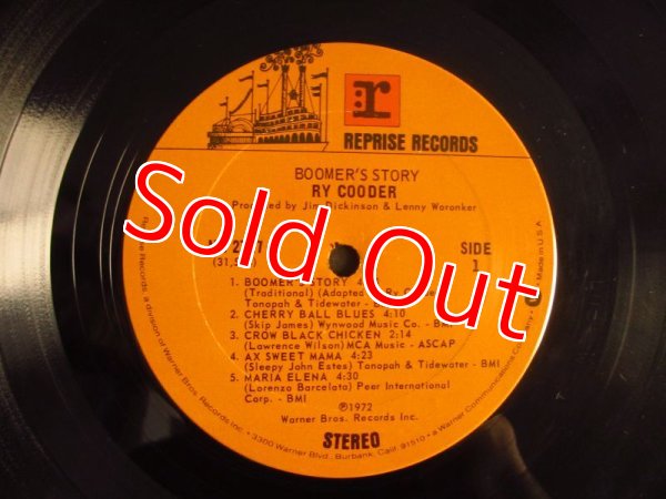 画像3: Ry Cooder / Boomer's Story (3)