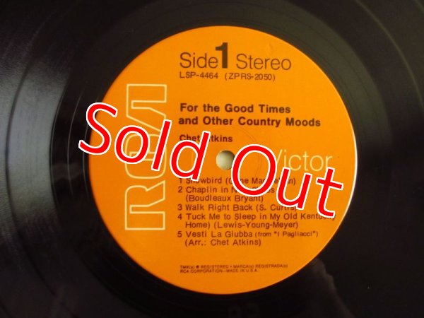 画像3: Chet Atkins / For The Good Times And Other Country Moods (3)