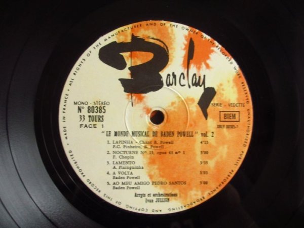 画像4: Baden Powell / Le Monde Musical de Baden Powell Vol.2 (4)