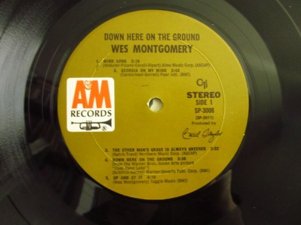 画像4: Wes Montgomery / Down Here On The Ground (4)