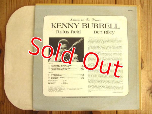 画像2: Kenny Burrell / Listen To The Dawn (2)