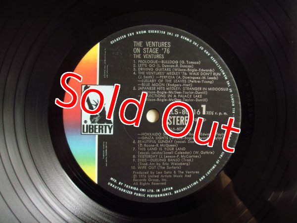 画像4: The Ventures / The Ventures On Stage '76 (4)