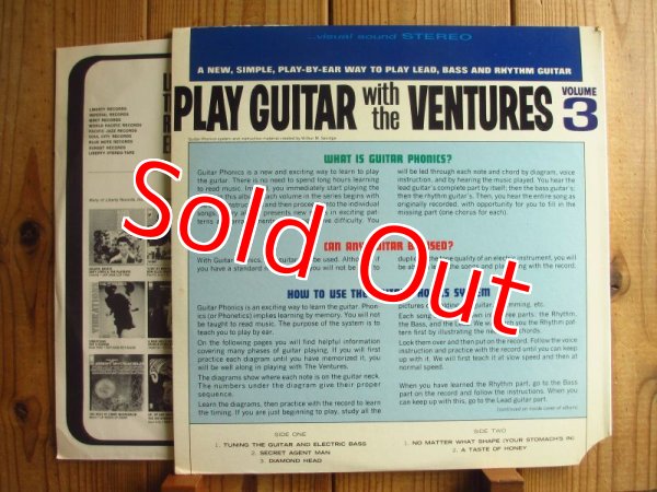 画像3: The Ventures / Play Guitar With The Ventures Volume 3 (3)