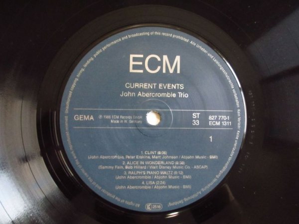 画像3: John Abercrombie, Marc Johnson, Peter Erskine /  Current Events (3)