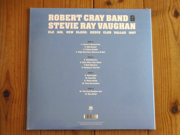画像2: 再入荷！ロバートクレイとスティービーレイヴォーンによる共演ライブのアナログ盤が入荷！■The Robert Cray Band & Stevie Ray Vaughan / Old Jam, New Blood: Redux Club Dallas 1987 (2)