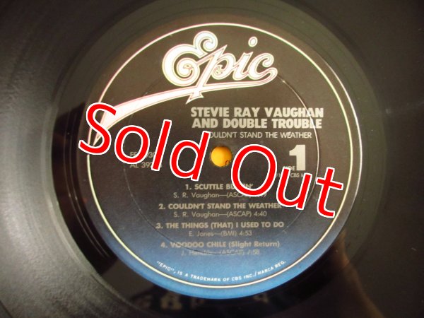画像3: Stevie Ray Vaughan And Double Trouble / Couldn't Stand The Weather (3)